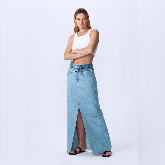 NWT SLVRLAKE Sz 29 Rework Dallas Double Waistband In Twin Valley - Picture 5 of 15